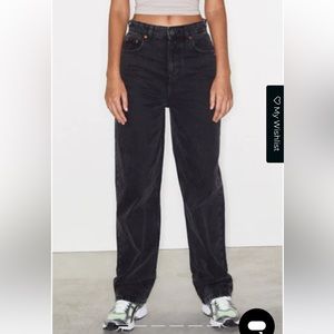 Motel Rocks High Rise Straight Leg Jeans